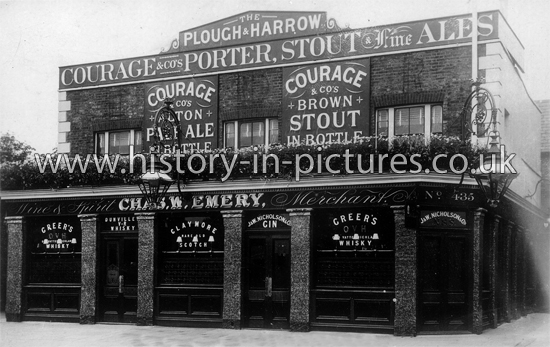 The Plough & Harrow, High Road, Leytonstone, London. c.1908